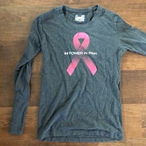 Women’s UA breast cancer shirt